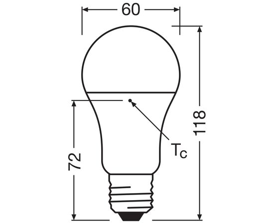 Лампочка Osram CL A100 13W/840 230V FR E27 (4058075304253), изображение 4 Лампочка Osram CL A100 13W/840 230V FR E27 (4058075304253), изображение 4