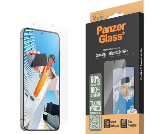 Стекло защитное PANZERGLASS Samsung Galaxy S25 Plus Ultra-Wide Fit (PG_PGRNUWFG37942) Стекло защитное PANZERGLASS Samsung Galaxy S25 Plus Ultra-Wide Fit (PG_PGRNUWFG37942)