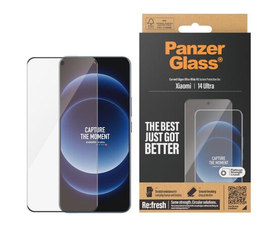 Стекло защитное PANZERGLASS Xiaomi 14 Ultra Ultra-Wide Fit (PG_8074) Стекло защитное PANZERGLASS Xiaomi 14 Ultra Ultra-Wide Fit (PG_8074)