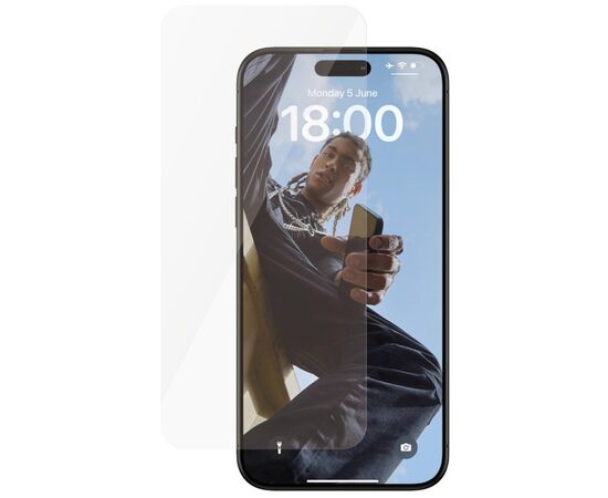 Стекло защитное PANZERGLASS iPhone 15 Pro Max Ultra-Wide Fit (PG_SAFE95537), изображение 2 Стекло защитное PANZERGLASS iPhone 15 Pro Max Ultra-Wide Fit (PG_SAFE95537), изображение 2