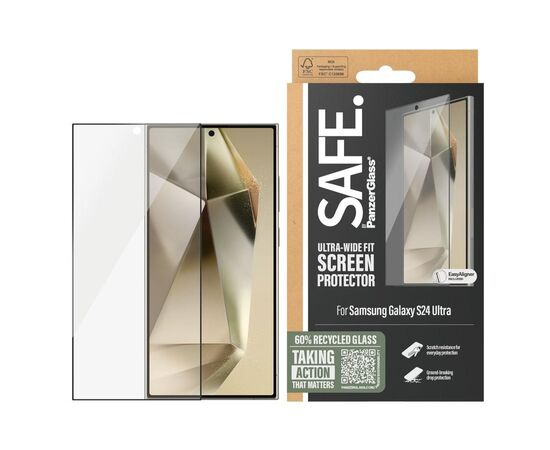 Стекло защитное PANZERGLASS Samsung S 2024 Ultra Ultra-Wide Fit w. EasyAligner (PG_SAFE95668), изображение 5 Стекло защитное PANZERGLASS Samsung S 2024 Ultra Ultra-Wide Fit w. EasyAligner (PG_SAFE95668), изображение 5