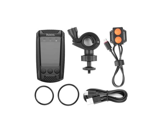 Видеорегистратор HOCO DV104 4K Riding recorder Black (6942007646000), изображение 6 Видеорегистратор HOCO DV104 4K Riding recorder Black (6942007646000), изображение 6