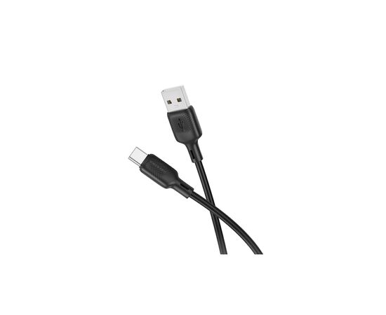 Дата кабель USB 2.0 AM to USB-C 1.0m silicone black BOROFONE (6941991115431), изображение 2 Дата кабель USB 2.0 AM to USB-C 1.0m silicone black BOROFONE (6941991115431), изображение 2
