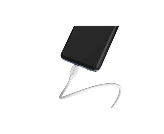 Дата кабель USB 2.0 AM to USB-C 2.0m 2.4A white BOROFONE (6957531090021), изображение 4 Дата кабель USB 2.0 AM to USB-C 2.0m 2.4A white BOROFONE (6957531090021), изображение 4