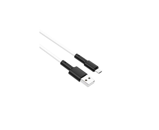 Дата кабель USB 2.0 AM to Micro 5P 1.0m silicone white BOROFONE (6931474710383) Дата кабель USB 2.0 AM to Micro 5P 1.0m silicone white BOROFONE (6931474710383)