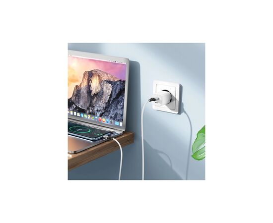 Дата кабель USB 2.0 AM to USB-C 1.0m silicone white BOROFONE (6974443386424), изображение 4 Дата кабель USB 2.0 AM to USB-C 1.0m silicone white BOROFONE (6974443386424), изображение 4