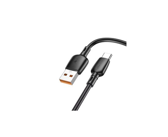 Дата кабель USB 2.0 AM to USB-C 100W black BOROFONE (6941991103179), изображение 2 Дата кабель USB 2.0 AM to USB-C 100W black BOROFONE (6941991103179), изображение 2