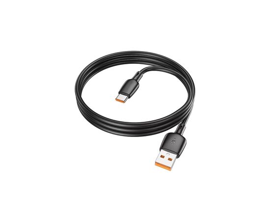 Дата кабель USB 2.0 AM to USB-C 100W black BOROFONE (6941991103179), изображение 4 Дата кабель USB 2.0 AM to USB-C 100W black BOROFONE (6941991103179), изображение 4