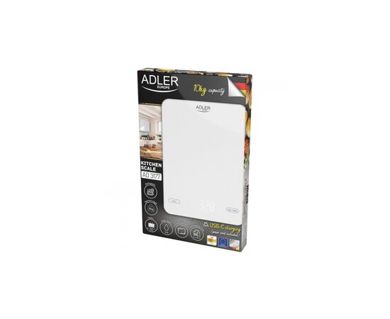 Весы кухонные Adler AD 3177 white, изображение 5 Весы кухонные Adler AD 3177 white, изображение 5