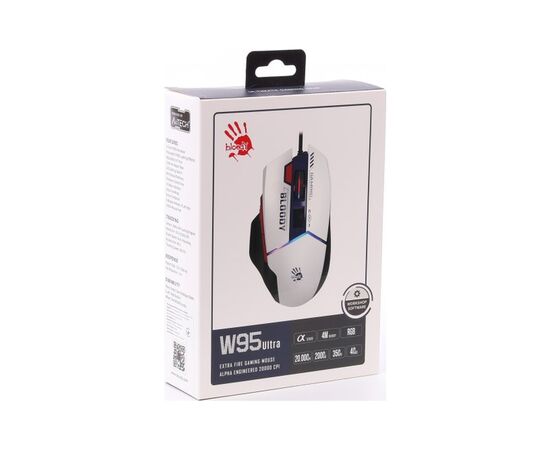 Мышка A4Tech Bloody W95 Ultra USB White/Black (4711421002325), изображение 9 Мышка A4Tech Bloody W95 Ultra USB White/Black (4711421002325), изображение 9