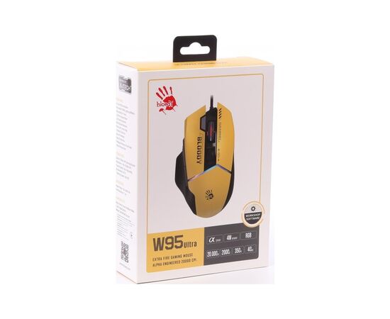 Мышка A4Tech Bloody W95 Ultra USB Yellow/Black (4711421002318), изображение 11 Мышка A4Tech Bloody W95 Ultra USB Yellow/Black (4711421002318), изображение 11