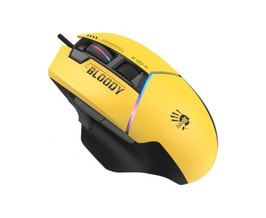 Мышка A4Tech Bloody W95 Ultra USB Yellow/Black (4711421002318), изображение 2 Мышка A4Tech Bloody W95 Ultra USB Yellow/Black (4711421002318), изображение 2