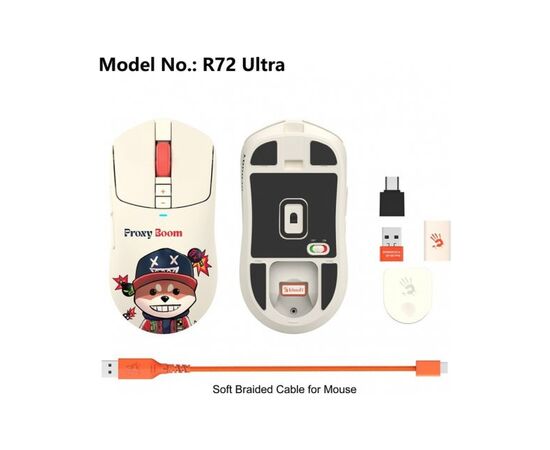 Мышка A4Tech Bloody R72 Ultra Wireless Proxy Boom (4711421001274), изображение 9 Мышка A4Tech Bloody R72 Ultra Wireless Proxy Boom (4711421001274), изображение 9