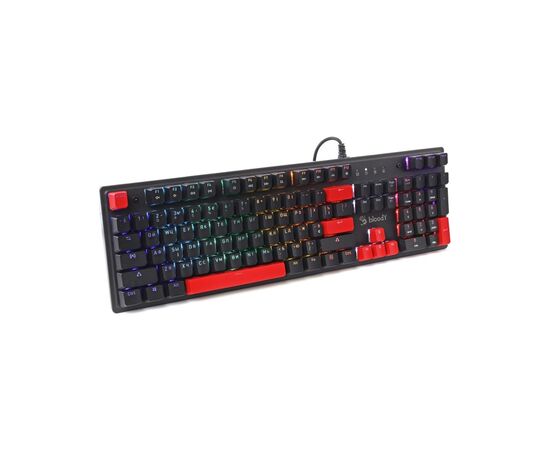 Клавіатура A4Tech Bloody S525N RGB BLMS Red Switch USB Fire Black (4711421002066), зображення 3 Клавіатура A4Tech Bloody S525N RGB BLMS Red Switch USB Fire Black (4711421002066), зображення 3