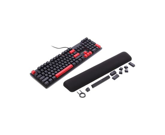 Клавіатура A4Tech Bloody S525N RGB BLMS Red Switch USB Fire Black (4711421002066), зображення 4 Клавіатура A4Tech Bloody S525N RGB BLMS Red Switch USB Fire Black (4711421002066), зображення 4
