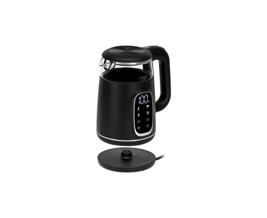 Электрочайник Adler AD 1305 black silver, изображение 5 Электрочайник Adler AD 1305 black silver, изображение 5