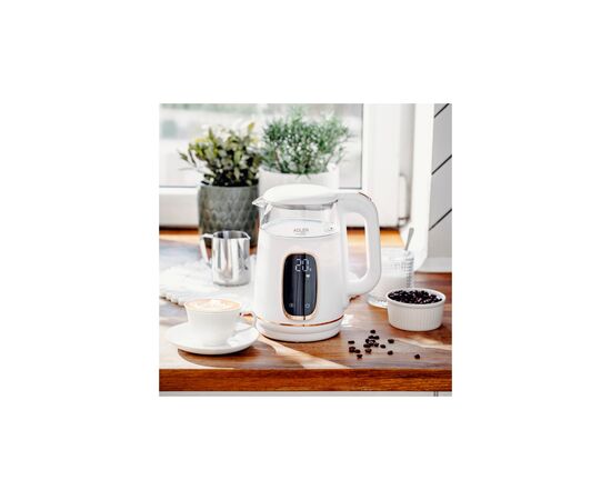Электрочайник Adler AD 1305 white gold, изображение 7 Электрочайник Adler AD 1305 white gold, изображение 7