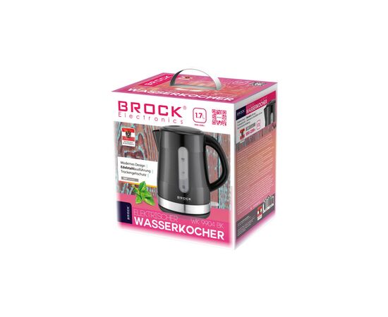 Электрочайник Brock WK 9904 BK, изображение 2 Электрочайник Brock WK 9904 BK, изображение 2