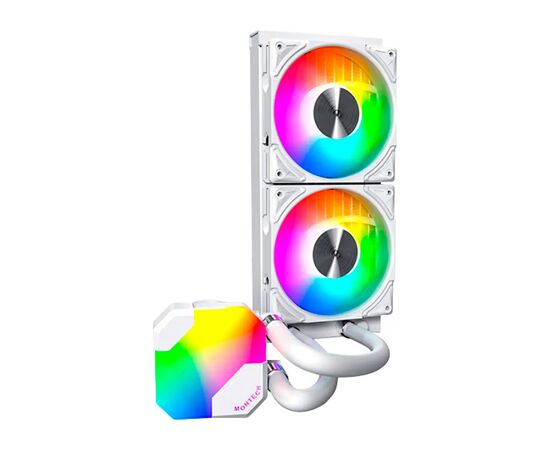 Кулер до процесора MONTECH HYPER FLOW ARGB 240 (W), зображення 2 Кулер до процесора MONTECH HYPER FLOW ARGB 240 (W), зображення 2