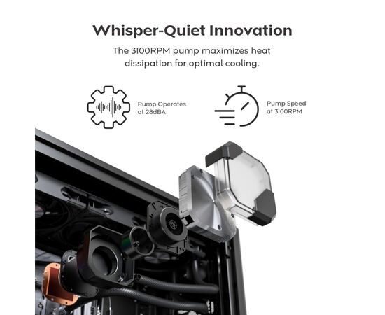 Кулер до процесора MONTECH HYPER FLOW SILENT 240 (W), зображення 8 Кулер до процесора MONTECH HYPER FLOW SILENT 240 (W), зображення 8