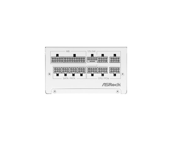 Блок питания ASRock 850W SteelLegend White (SL-850GW), изображение 4 Блок питания ASRock 850W SteelLegend White (SL-850GW), изображение 4
