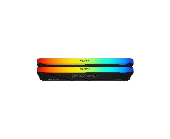 Модуль памяти для компьютера DDR4 16GB (2x8GB) 3200 MHz Beast Black Kingston Fury (ex.HyperX) (KF432C16BB2AK2/16WP), изображение 2 Модуль памяти для компьютера DDR4 16GB (2x8GB) 3200 MHz Beast Black Kingston Fury (ex.HyperX) (KF432C16BB2AK2/16WP), изображение 2