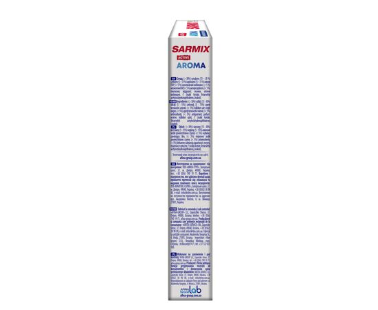Стиральный порошок Sarmix Active Aroma для всех типов стирки 300 г (4820268104199), изображение 3 Стиральный порошок Sarmix Active Aroma для всех типов стирки 300 г (4820268104199), изображение 3
