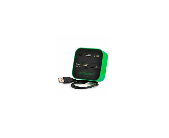 Концентратор Voltronic USB 2.0 to 3xUSB 2.0 + SD/MMC/TF/M2 green/black (CUB3-GB) Концентратор Voltronic USB 2.0 to 3xUSB 2.0 + SD/MMC/TF/M2 green/black (CUB3-GB)
