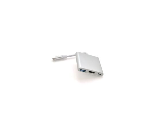 Концентратор Voltronic USB-C 3-in-1 USB 3.0 + USB-C + HDMI 0.1m 4K/2K silver (YT-C-T-C(M)/HDMI(F)/USB3) Концентратор Voltronic USB-C 3-in-1 USB 3.0 + USB-C + HDMI 0.1m 4K/2K silver (YT-C-T-C(M)/HDMI(F)/USB3)