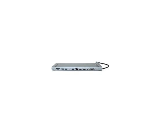 Концентратор Voltronic USB-C 12-in-1 USB-C + 2xUSB 2.0 + USB 3.0 + 2xHDMI + VGA + SD/TF + RJ45 + 3.5mm + PD 0.1m silver (YT-HTC12in1) Концентратор Voltronic USB-C 12-in-1 USB-C + 2xUSB 2.0 + USB 3.0 + 2xHDMI + VGA + SD/TF + RJ45 + 3.5mm + PD 0.1m silver (YT-HTC12in1)