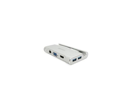 Концентратор VEGGIEG USB-C 5-in-1 USB-C + 3xUSB 3.0 + HDMI + RJ45 0.1m silver (TC07-S), изображение 2 Концентратор VEGGIEG USB-C 5-in-1 USB-C + 3xUSB 3.0 + HDMI + RJ45 0.1m silver (TC07-S), изображение 2