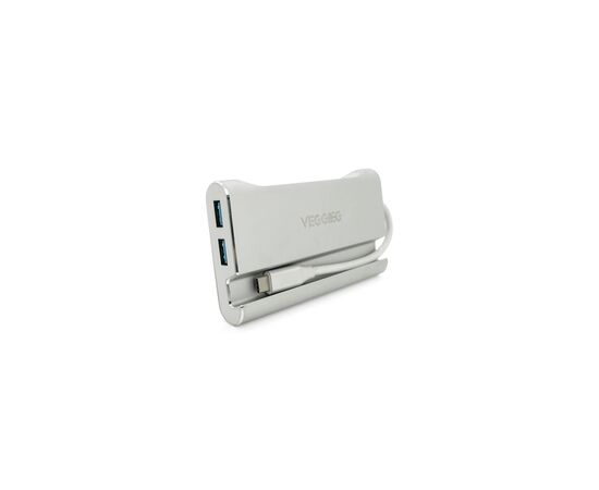 Концентратор VEGGIEG USB-C 5-in-1 USB-C + 3xUSB 3.0 + HDMI + RJ45 0.1m silver (TC07-S), изображение 3 Концентратор VEGGIEG USB-C 5-in-1 USB-C + 3xUSB 3.0 + HDMI + RJ45 0.1m silver (TC07-S), изображение 3