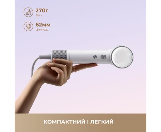 Фен Dreame Hair MINI White (AHG11AW), изображение 2 Фен Dreame Hair MINI White (AHG11AW), изображение 2