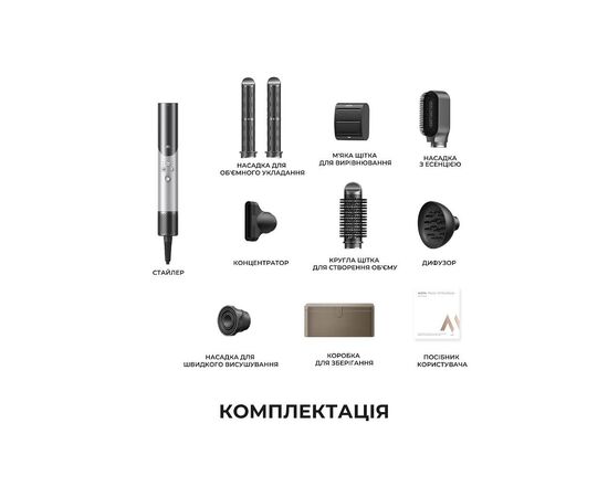 Стайлер MOVA Master 10 Lunar Silver (AMMA10 Lunar Silver), изображение 6 Стайлер MOVA Master 10 Lunar Silver (AMMA10 Lunar Silver), изображение 6