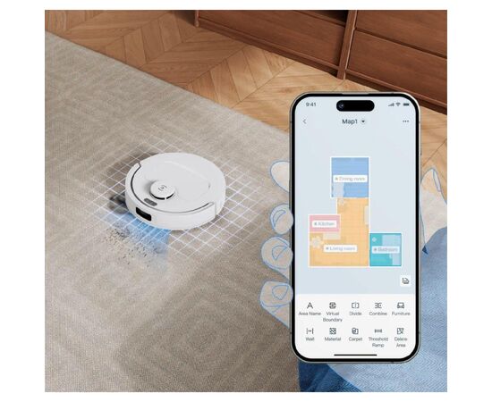 Пылесос Ecovacs DEEBOT T30CDLX71 WHITE (DLX71 WHITE), изображение 11 Пылесос Ecovacs DEEBOT T30CDLX71 WHITE (DLX71 WHITE), изображение 11