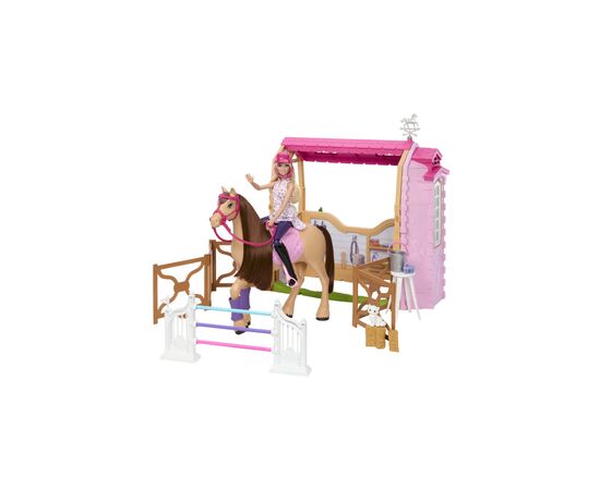 Лялька Barbie Чудова стайня для конячки (HXJ44), зображення 3 Лялька Barbie Чудова стайня для конячки (HXJ44), зображення 3