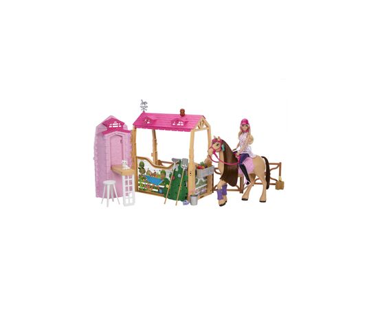 Лялька Barbie Чудова стайня для конячки (HXJ44), зображення 4 Лялька Barbie Чудова стайня для конячки (HXJ44), зображення 4