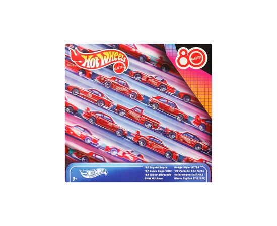Машина Hot Wheels Тематический набор из 8 машинок Hot Wheels 80 лет драйва (JGK09), изображение 5 Машина Hot Wheels Тематический набор из 8 машинок Hot Wheels 80 лет драйва (JGK09), изображение 5