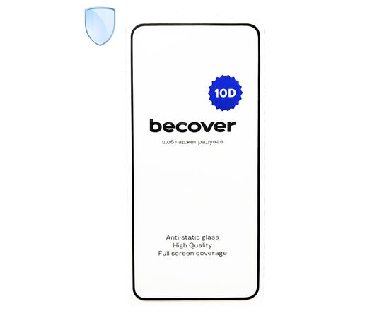 Стекло защитное BeCover 10D Motorola Moto G86 Black (713743), изображение 3 Стекло защитное BeCover 10D Motorola Moto G86 Black (713743), изображение 3