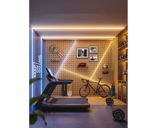 Светодиодная лента Govee H61E5 COB Strip Light Pro 3m RGBIC+W WI-FI/Bluetooth white (H61E53D1), изображение 6 Светодиодная лента Govee H61E5 COB Strip Light Pro 3m RGBIC+W WI-FI/Bluetooth white (H61E53D1), изображение 6