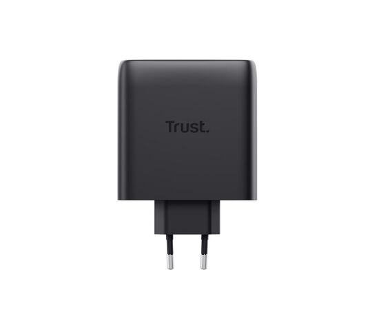 Зарядное устройство Trust 2xUSB-C 100W GaN PD/PPS black (25527_TRUST), изображение 5 Зарядное устройство Trust 2xUSB-C 100W GaN PD/PPS black (25527_TRUST), изображение 5