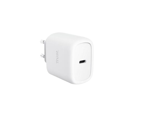 Зарядное устройство Trust USB-C 45W GaN PD/PPS white (25522_TRUST), изображение 2 Зарядное устройство Trust USB-C 45W GaN PD/PPS white (25522_TRUST), изображение 2