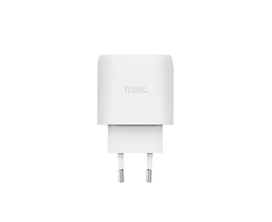 Зарядное устройство Trust USB-C 45W GaN PD/PPS white (25522_TRUST), изображение 5 Зарядное устройство Trust USB-C 45W GaN PD/PPS white (25522_TRUST), изображение 5