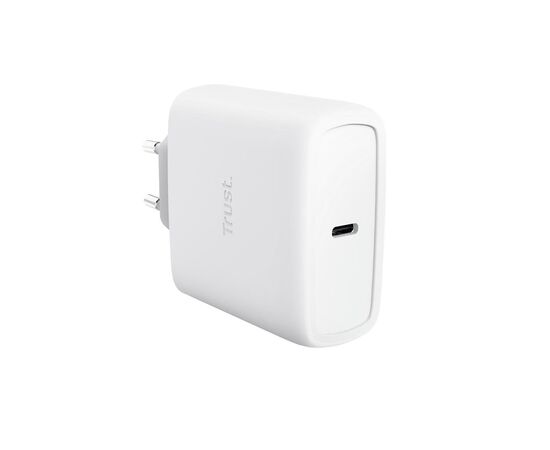 Зарядное устройство Trust USB-C 65W GaN PD/PPS white (25524_TRUST), изображение 2 Зарядное устройство Trust USB-C 65W GaN PD/PPS white (25524_TRUST), изображение 2