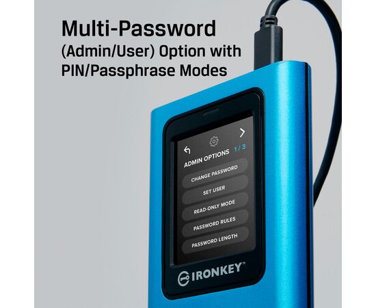 Накопичувач SSD USB Type-C 3.84TB Kingston (IKVP80ES/3840G), зображення 7 Накопичувач SSD USB Type-C 3.84TB Kingston (IKVP80ES/3840G), зображення 7