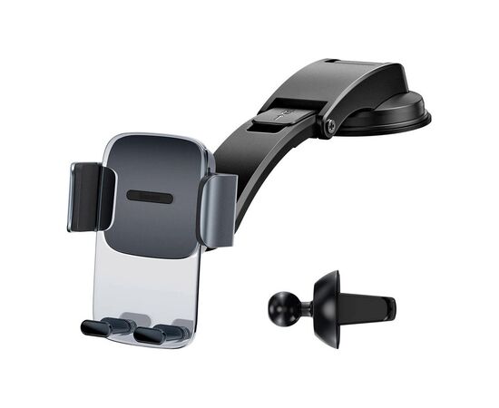 Универсальный автодержатель Baseus Easy Control Clamp Car Mount Holder (A Set) Black (SUYK000001) Универсальный автодержатель Baseus Easy Control Clamp Car Mount Holder (A Set) Black (SUYK000001)