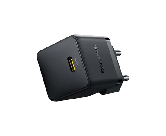 Зарядное устройство Baseus Palm Fast Charger 1C 30W + Cable 1.0m Type-C 60W black (P10111605113-01), изображение 2 Зарядное устройство Baseus Palm Fast Charger 1C 30W + Cable 1.0m Type-C 60W black (P10111605113-01), изображение 2