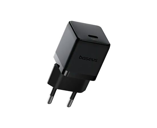 Зарядное устройство Baseus Palm Fast Charger 1C 30W + Cable 1.0m Type-C 60W black (P10111605113-01), изображение 5 Зарядное устройство Baseus Palm Fast Charger 1C 30W + Cable 1.0m Type-C 60W black (P10111605113-01), изображение 5