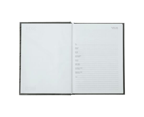 Еженедельник Buromax датированный 2026 Monochrome A5 на 336 страниц зеленый (BM.2160-04), изображение 3 Еженедельник Buromax датированный 2026 Monochrome A5 на 336 страниц зеленый (BM.2160-04), изображение 3