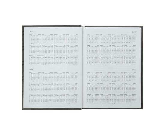 Еженедельник Buromax датированный 2026 Monochrome A5 на 336 страниц зеленый (BM.2160-04), изображение 4 Еженедельник Buromax датированный 2026 Monochrome A5 на 336 страниц зеленый (BM.2160-04), изображение 4